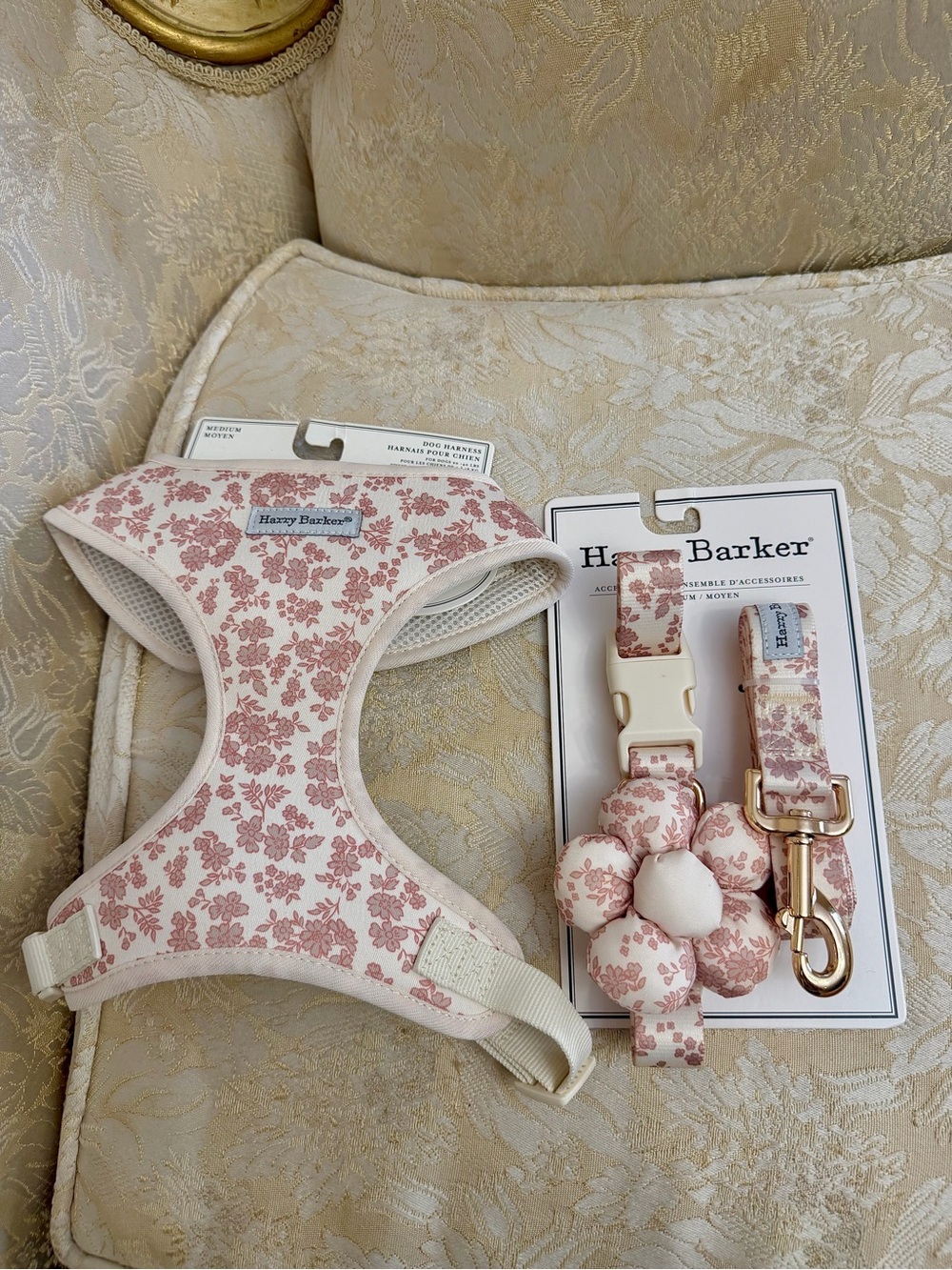 Harry barker floral dog leash
